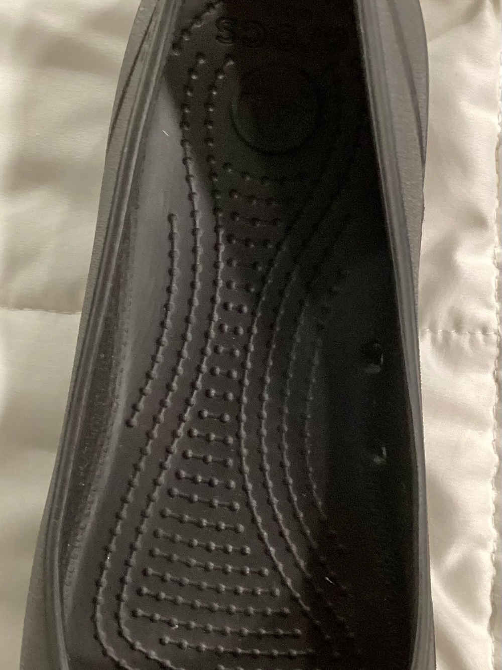 Crocs Women's Size 8 Gianna Alice Black Ballet Flats W/Tortoiseshell Toe-RETIRED - Picture 6 of 11
